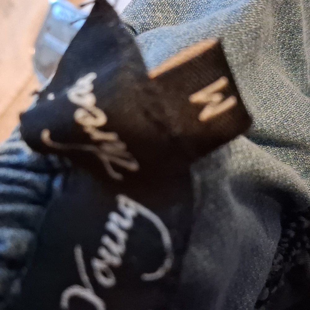 Young Threads Blue and Gray Spaghetti Strap Dress - Picture 2 of 5
